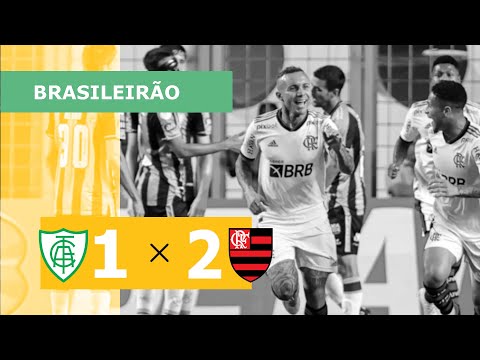 América-MG 1 x 2 Flamengo - Gols - 22/10 - Campeonato Brasileiro 2022