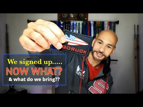 GORUCK BASIC - Gear list & Info (What is this event & What should I bring?)