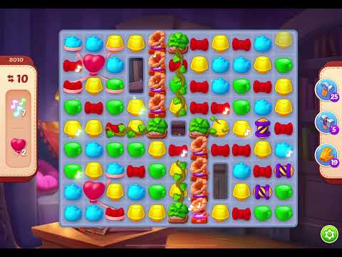 HomeScapes Level 8010 no boosters (16 moves)