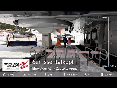 Issentalkopf Bergfahrt - Ehrwalder Alm (Zugspitz Arena) | 2014 von Doppelmayr gebaut