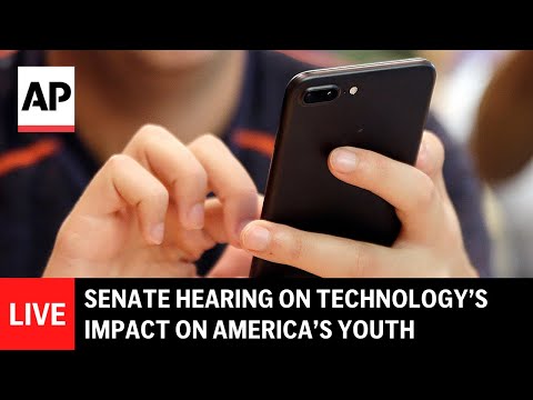 Video Thumbnail: LIVE: Senate hearing on technology’s impact on youth