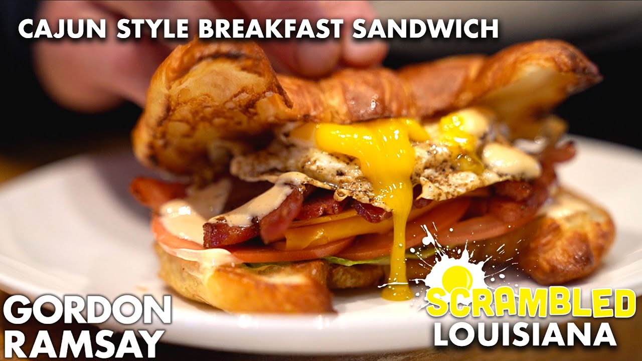 Gordon Ramsay Makes the Ultimate Cajun Breakfast Sandwich Scrambled