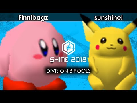 Smash 64: Finnibagz (Kirby) V sunshine! (Pikachu) - Shine 2018 Tournament