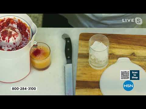 Wolfgang Puck Auto Reversing Citrus Juicer with 2in1 Jui...