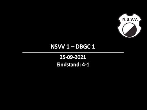 NSVV 1 - DBGC 1, 25-09-2021
