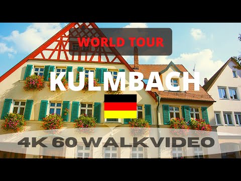 Rainy Sunday Walk Tour  In KULMBACH (GERMANY 🇩🇪) 4K 60fps UHD