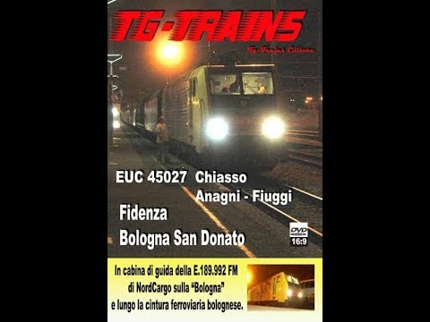 Fidenza-Bologna San Donato, cab-ride E.189.992 FM parte 1/4