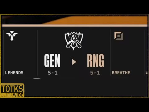 The Fight For First Place! - GEN G vs RNG Tiebreaker Highlights | Group Stage - Worlds 2022