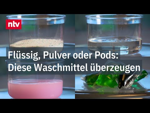 Flüssig, Pulver oder Pods: Diese Waschmittel überzeugen - Ein Kandidat rasselt durch