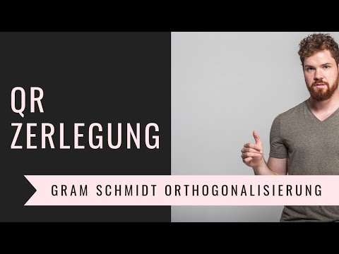 QR decomposition (with Gram Schmidt orthogonalization)