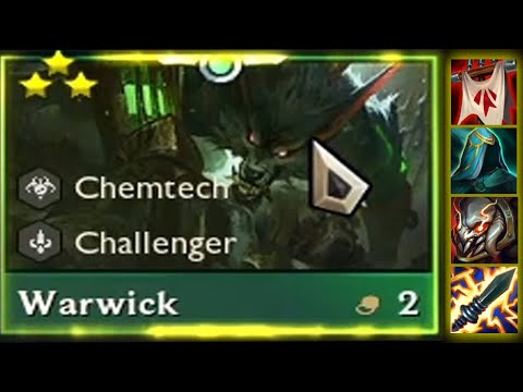 3 Star Warwick ⭐⭐⭐ 5 Chemtech | TFT Set 6.5