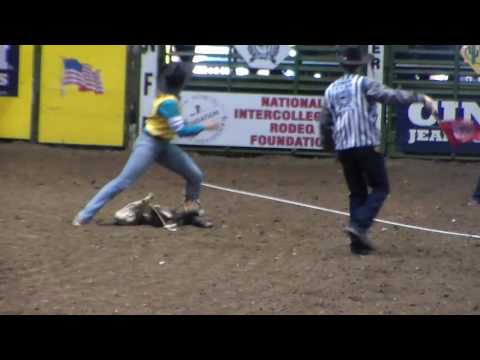 Jacey Hupp Goat Tying