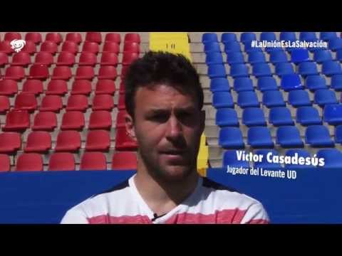 Víctor Casadesús anima la afición a que les apoye en Almeria