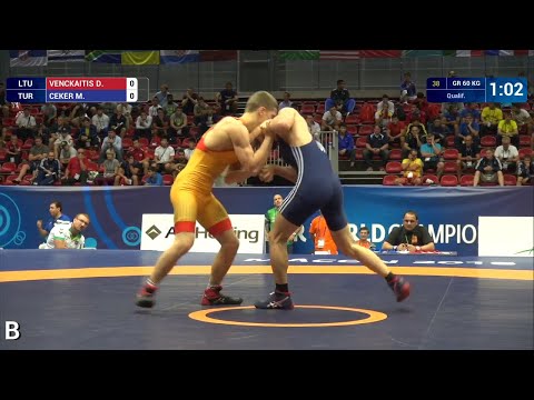 Qual. GR - 60 kg: G. KHUMARYAN (ARM) df. K. ZAYNIDDINOV (UZB) by TF, 10-0