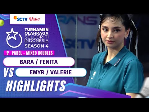 Bara Valentino/Fenita Arie VS Valerie Tifanka/Emyr Tifanka - Highlights Padel | TOSI Season 4