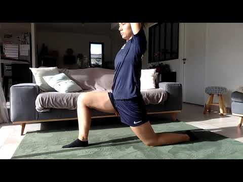 Etirements badminton