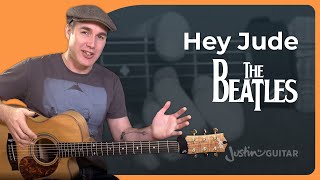How to play Hey Jude by The Beatles - Easy Song Guitar