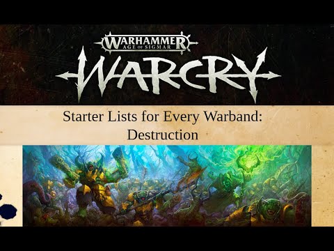 Starter Lists for Every Warcry Faction - Destruction