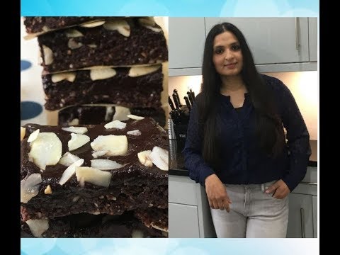 Healthy No-Bake BROWNIES / Vegan / Gluten  Free / Sugar Free | Samyuktha Diaries