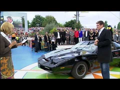 Mein Knight Rider K.I.T.T. Replika mit David Hasselhoff im ZDF Fernsehgarten 2010 - www.myKITT.de