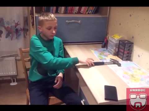 (Видео не мое) краш-тест телефона :D
