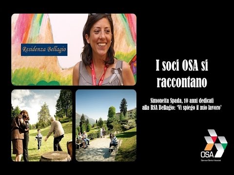 I soci OSA si raccontano: il mio lavoro presso la RSA Bellagio