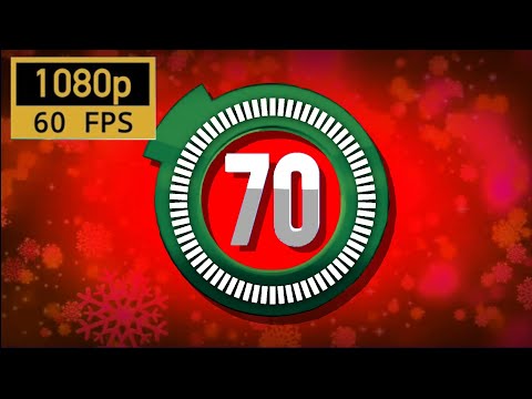 Season 2 70-Second Christmas Display Screen Timer (1080p60) | Minute To Win It | THE GAME BOMB