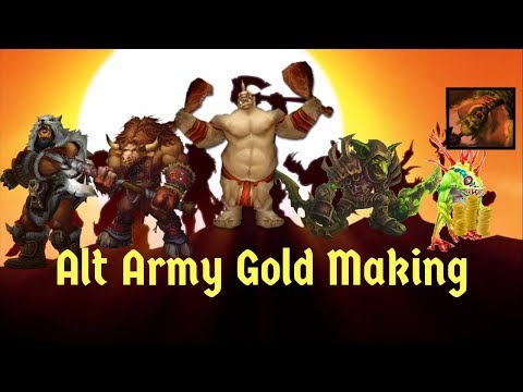 [Battle for Azeroth] My Ultimate Alt Army for Gold Making