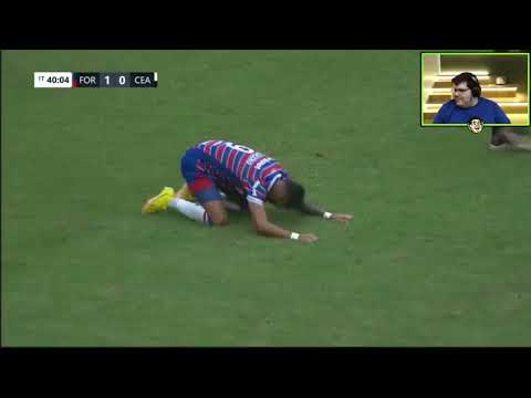 CASIMIRO REAGINDO VITÓRIA DO FORTALEZA - FORTALEZA 2 x 1 CEARÁ