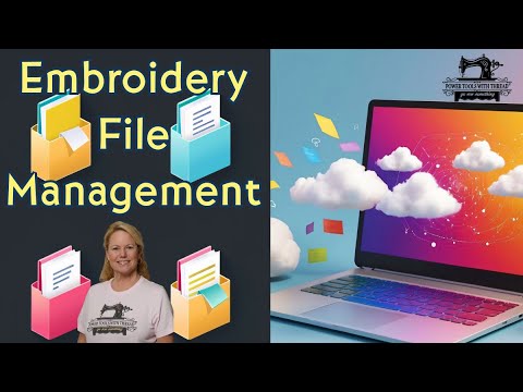 How to Manage and Store Embroidery Designs on Your Computer, the Stitchuation Room, 1/21/25
