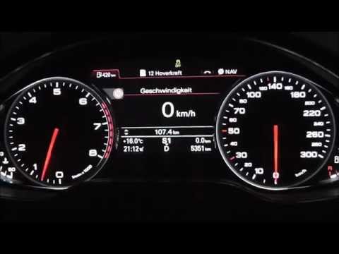 Audi A8 L W12 6.3 500 PS 0-200 km_h Acceleration Beschleunigung.
