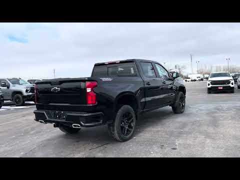 2026 Chevrolet Silverado 1500 Crew Cab Short Box 4-Wheel Drive LT Trail Boss in Black for sale at Lally Chevrolet Ltd. in Tilbury, ON