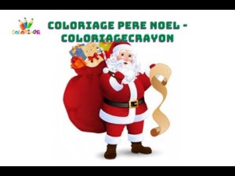 Coloriage pere noel - Coloriagecrayon