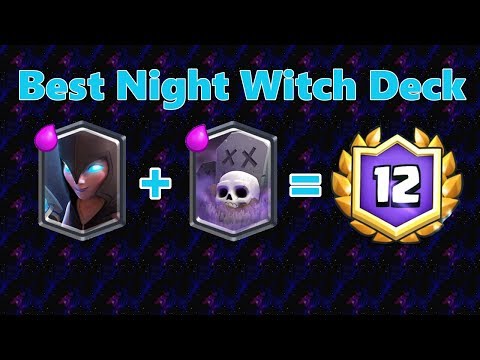 Night Witch + Graveyard = 12 Wins!! Clash Royale Grand Challenge Best Deck