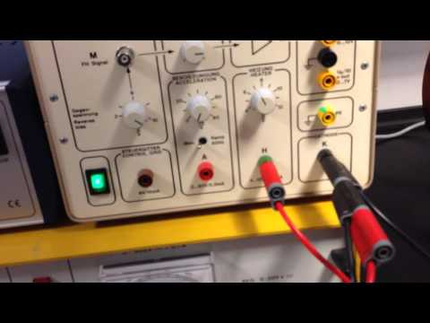 Opsætningsguide til Fine Beam Tube forsøg