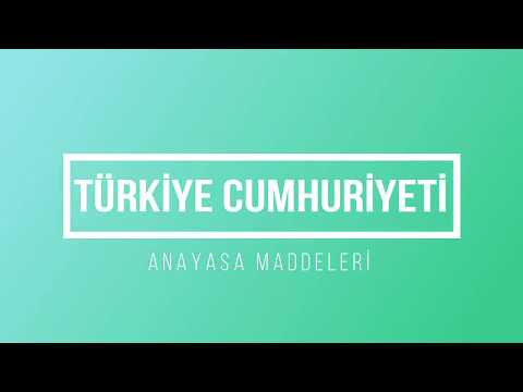 ANAYASANIN 50.  MADDESİ - TCANAYASAMADDELERİ