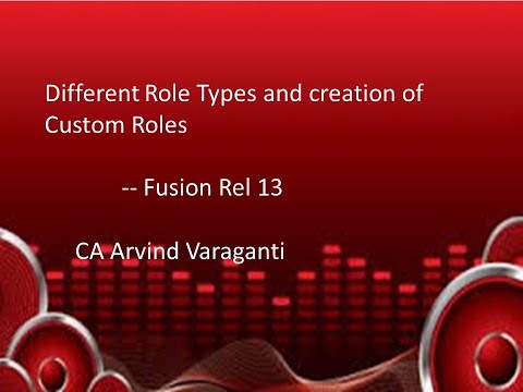 How to Create a Custom Role in Oracle Fusion