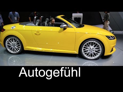 2015/2016 Audi TTS Roadster tour all-new Audi TT Cabriolet Premiere Paris - Autogefühl