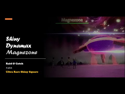 Pokémon Shield - Shiny Dynamax Magnezone Raid & Catch