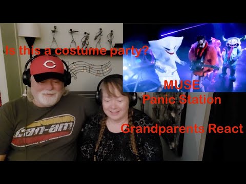 MUSE - Panic Station - Grandparents from Tennessee (USA) react - first time reaction