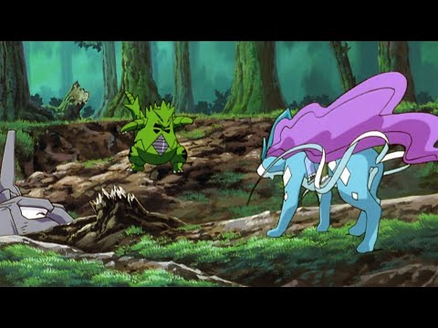 Suicune vs Evil Tyranitar - PKM Celebi 4Ever - Pelea Completa En El Bosque - (P04 / M04)