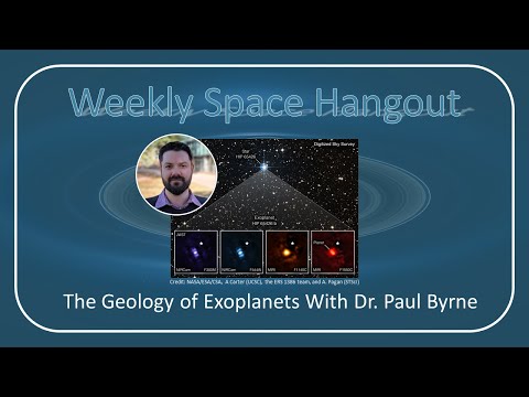 Weekly Space Hangout: 14-SEP-2022: The Geology of Exoplanets with Dr. Paul Byrne