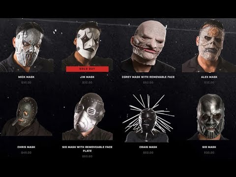 SLIPKNOT OFFICIAL MASKS RELEASED!