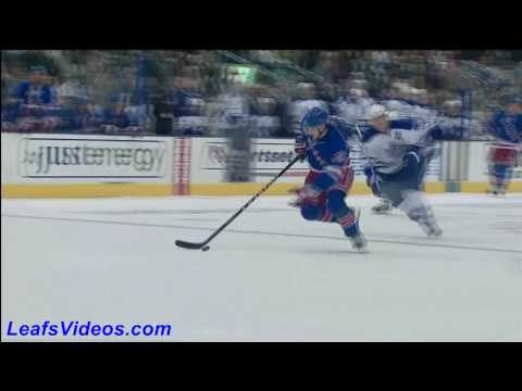 NYR 2 @ TOR 1 - Jonas Gustavsson Breakaway Save - 100327