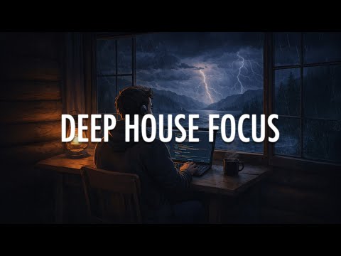 Deep House Focus | Rain & Thunder