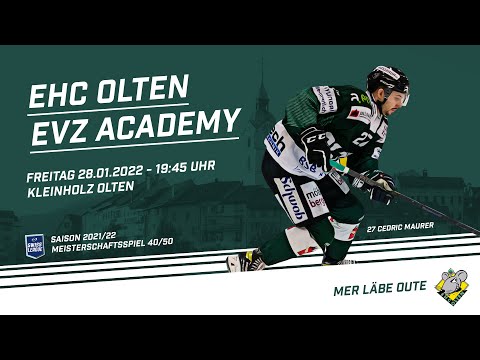 28.1.2022 EHC Olten - EVZ Academy 2:0