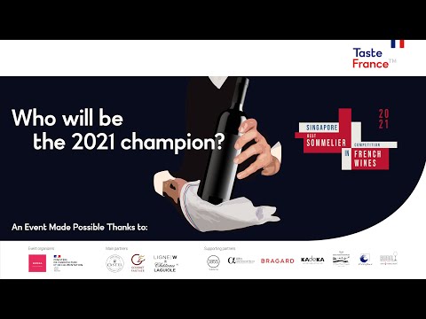 Melhor Sommelier nas Finais de Vinhos Franceses - Singapura 2021