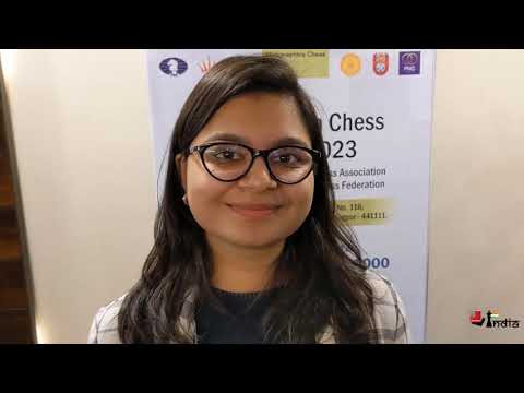 WIM Srishti Pandey splits the point with the second seeded GM Zakhartsov | 2nd Maharashtra GM 2023