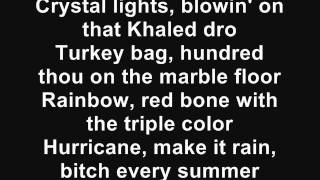 DJ Khaled - Can&#39;t Stop [Feat. T-Pain &amp; Birdman] (Lyrics)