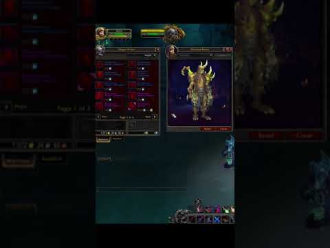 Necrolord Leather Armor Transmog in WoW Shadowlands || World of Warcraft Shadowlands Transmog